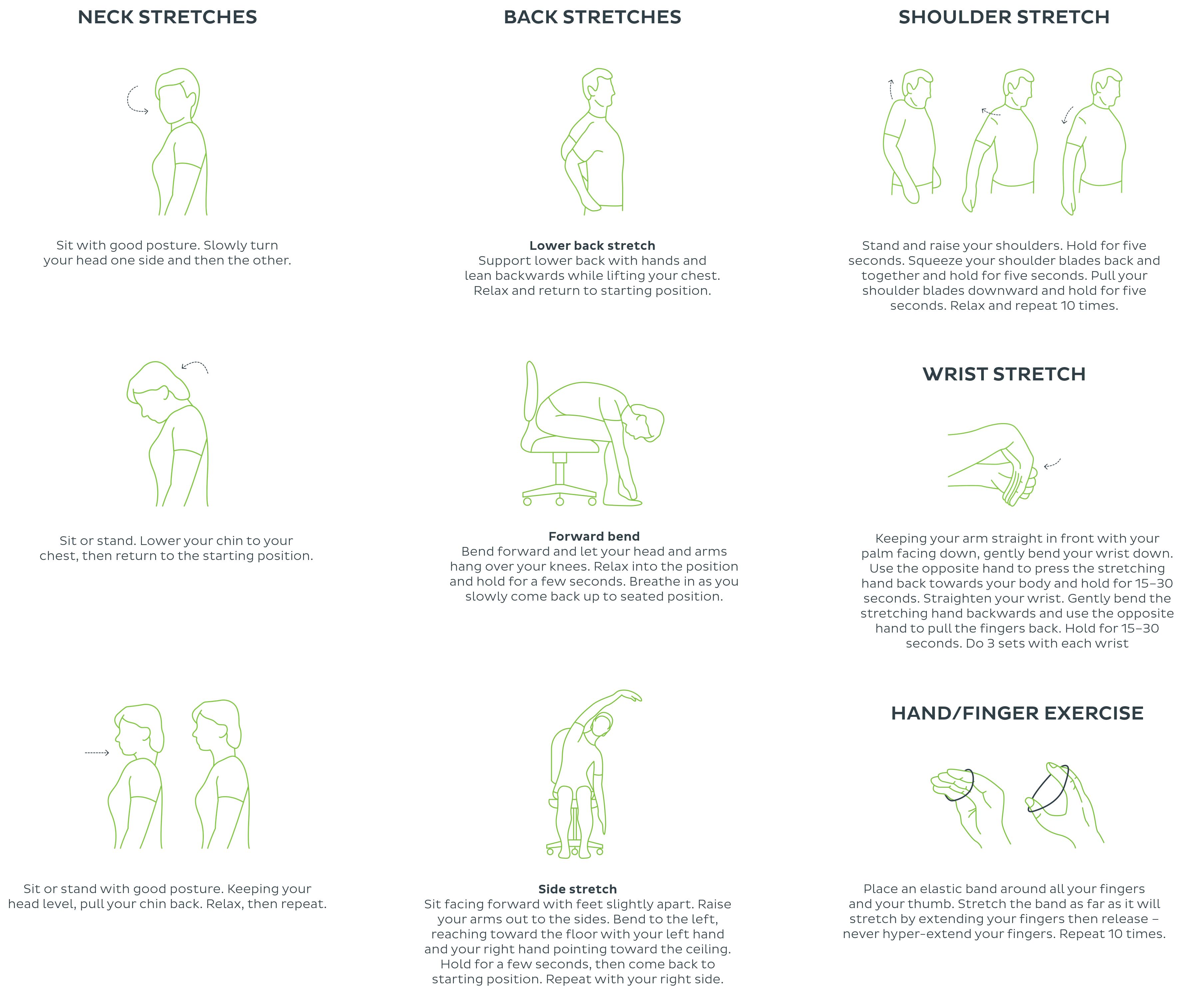 Office stretching exercises