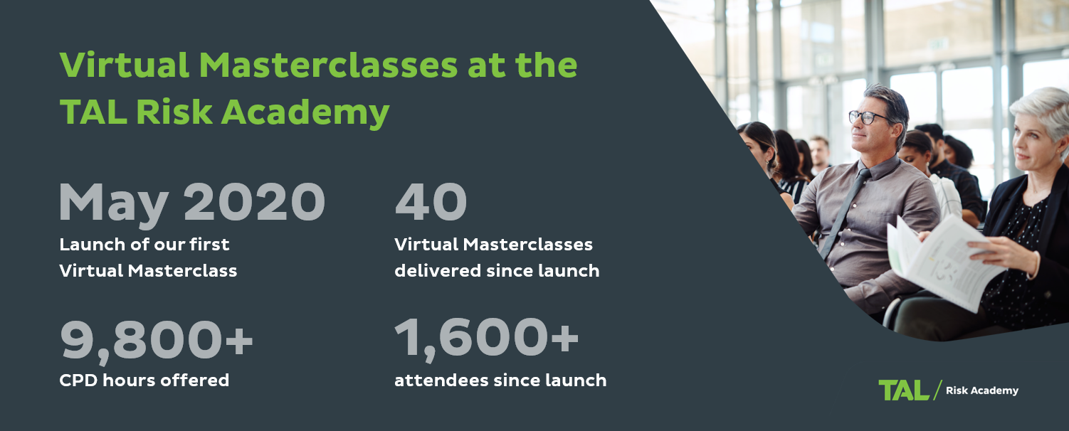 TAL Risk Academy Virtual Masterclass Infographic