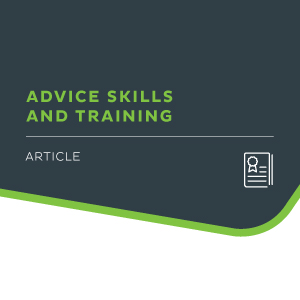 advice, skills and training